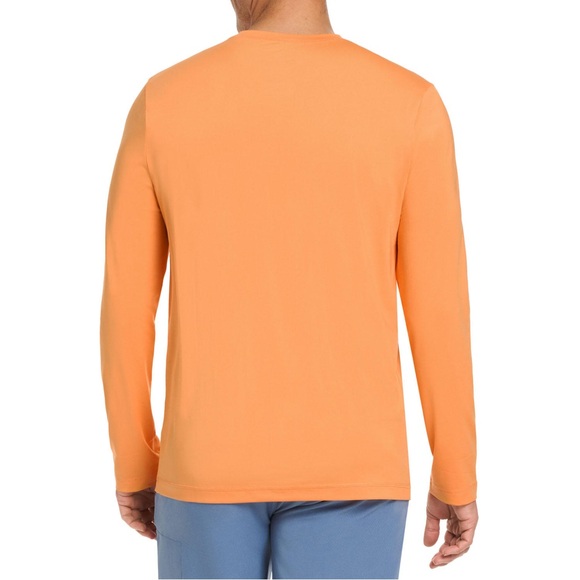 Hurley Orange Long Sleeve Tee with Graphic Design Small - Picture 3 of 8